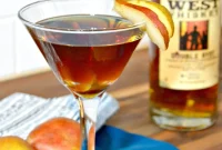 Molasses Pear Spice Manhattan