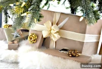 Boho Luxe Feather Gold Wrap