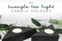 Geometric Tealight Stands