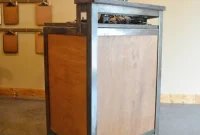 Urban Industrial Wood and Steel Desk Project