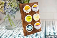 DIY K-Cup Holder: How to Fire-Stain Wood