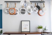 Vertical Elegance: Transforming Kitchens with Wall Pot Racks