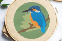 Download Your Free Kingfisher Cross Stitch Pattern