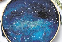 Free Blue Space Cross Stitch Pattern