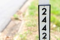 Custom Mailbox Number Plaque