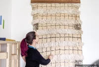 Modern DIY Fabric Display Rack