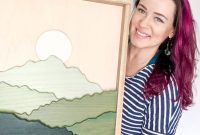 Nursery Mountainscape: A Scroll Saw Creation