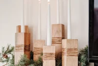 Create Simple Minimalist Candle Holders