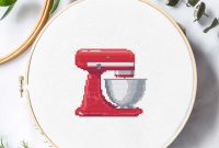 Whip Up a Free Stand Mixer Cross Stitch Pattern