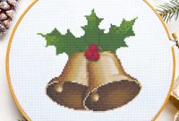 Free Christmas Bell Cross Stitch Design
