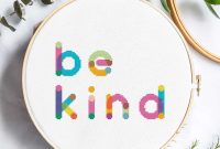 Free Cross Stitch Design Be Kind