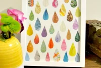 Raindrop Wonders from Old Magazine Pages