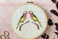 Sweetheart Birds Stitching Chart