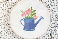 Maytime Floral Cross Stitch Pattern