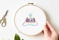 Mini Camera Cross Stitch Pattern