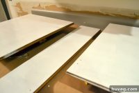 Kitchen Cabinet Priming Progress Days Two and Three