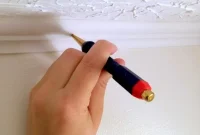 My Completed Crown Molding Imperfections and the Tool That Got It Done