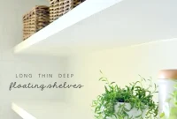Build Sleek, Extra-Long, Deep, & Slim Floating Shelves