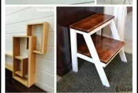 Modern Step Stool One Board Challenge