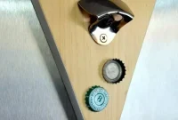 Upcycled Wood Magnetic Bottle Opener