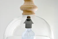Designer-Inspired DIY Glass Pendant Light