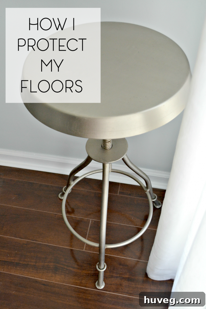 Pinterest2- how I protect my floors
