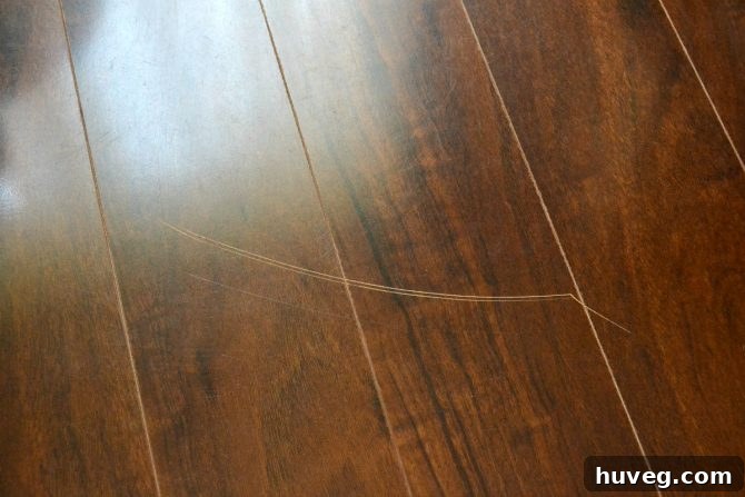 8-Large Scratch Kitchen Floor