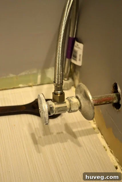 toilet install