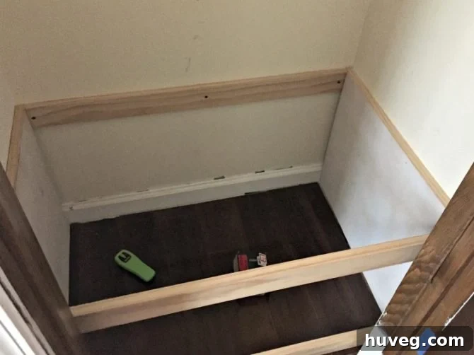 Installing Custom Built-in Closet Storage Base