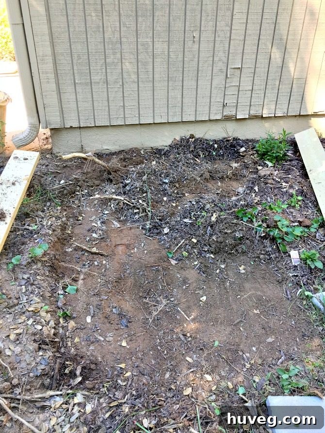 Analyzing and Choosing the Best Spot for the New Concrete Slab and Trash Bin