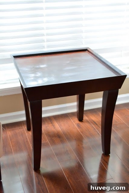 Current Worn Living Room Side Table