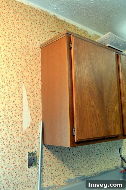 Kitchen Cabinet End for New Storage