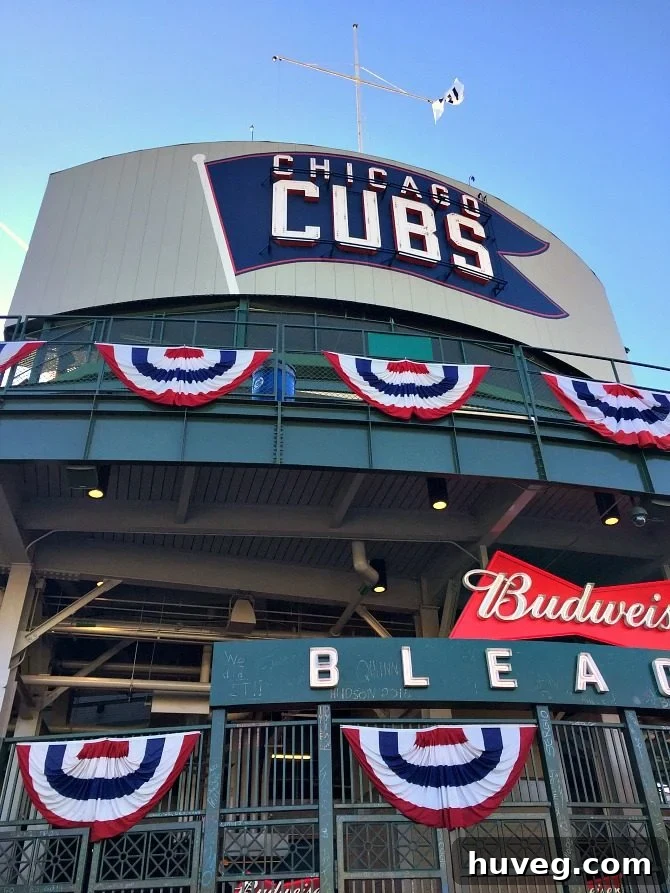 Iconic Wrigley Field in Chicago