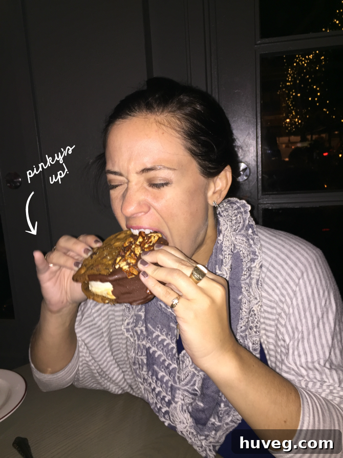 Giant ice cream sandwich and bombolonis at Bar Siena Chicago