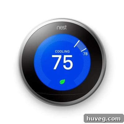 Nest Learning Thermostat for energy efficiency
