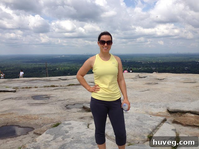A breathtaking panoramic view from the summit of Stone Mountain near Atlanta.