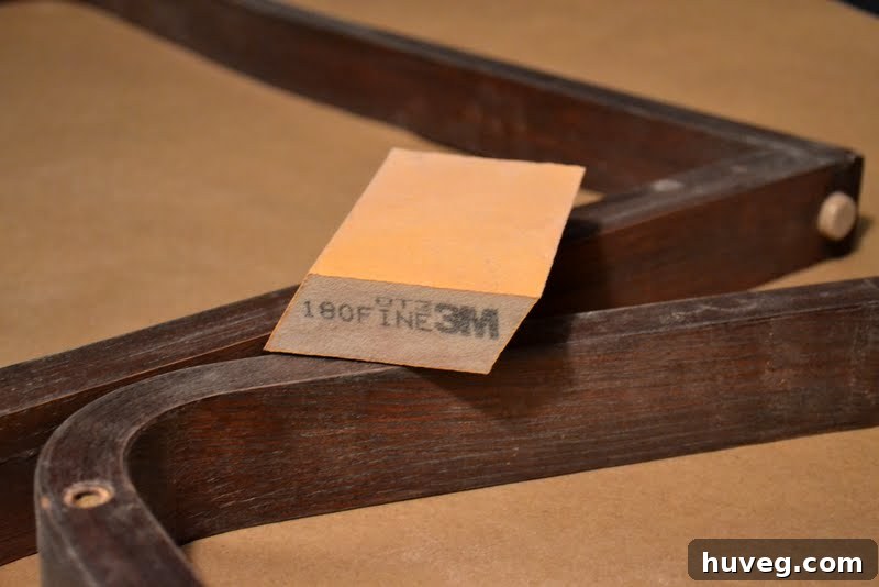 A close-up image of a partially torn product label, emphasizing a common DIY oversight when rushing a project.