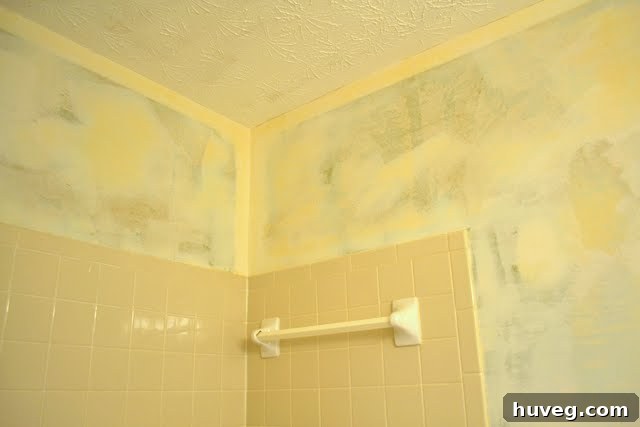 During a DIY project, showing tools or materials in progress, hinting at the effort involved.