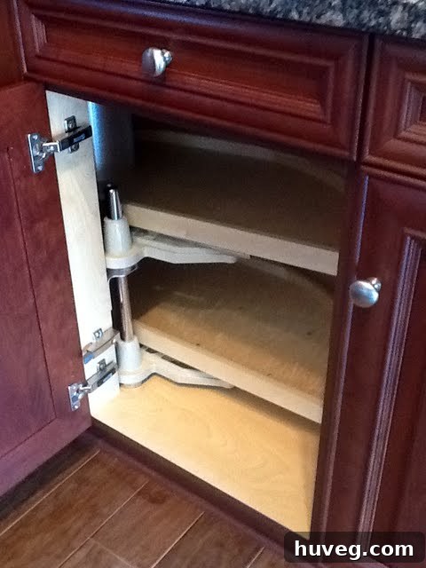 lazy Susan for corner base cabinet