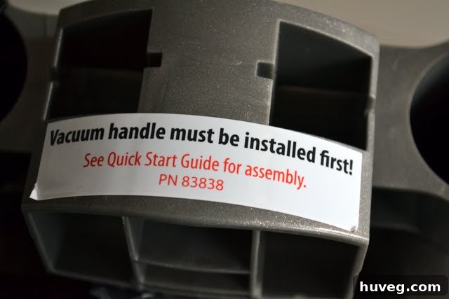 Closeup of Eureka Vacuum Parts