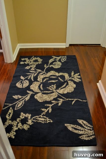 Rug staying in place after shelf liner pad was installed