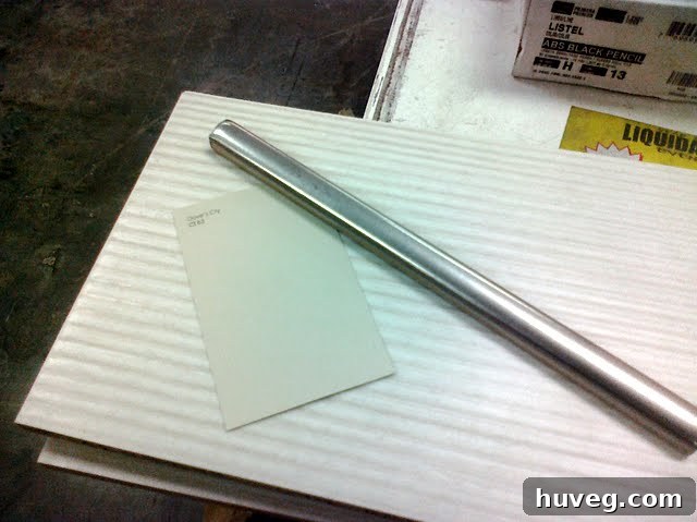 A promising tile sample, initially appearing to be the perfect match