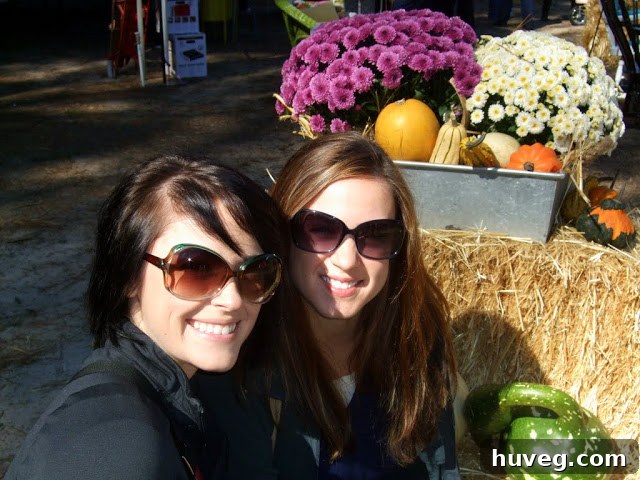 Author and sister smiling at the Country Living Fair