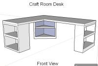 Reimagined Craft Room Desk Design