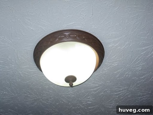 Existing 'boob light' in primary closet