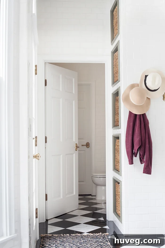 The Makerista hall bath makeover