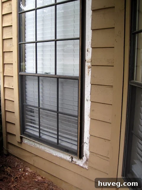 Newly installed wood framing replacing damaged sections, showcasing fresh, treated lumber in preparation for new siding and trim.