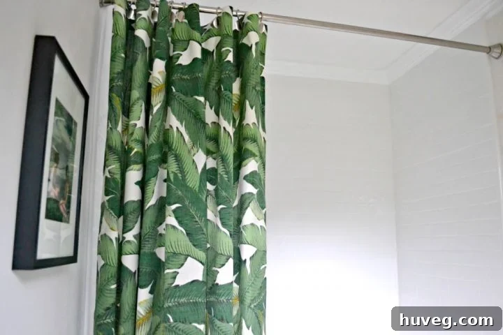Beautifully renovated shower side of the master bath, showcasing new tiles and refreshed design