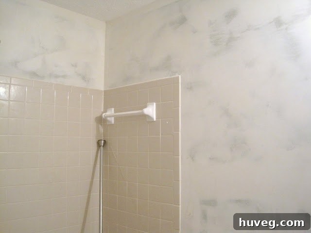 Newly renovated bathroom nearing completion, showcasing modern fixtures and design