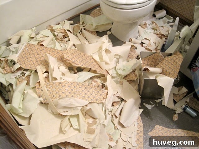 removing wallpaper